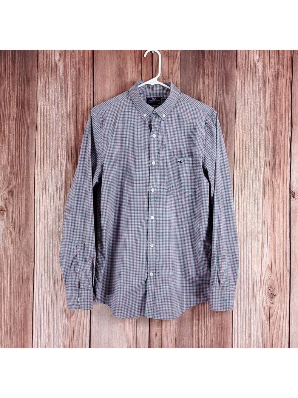 Vineyard Vines Performance Mens Size Medium Slim Fit Tucker Shirt 1W010325